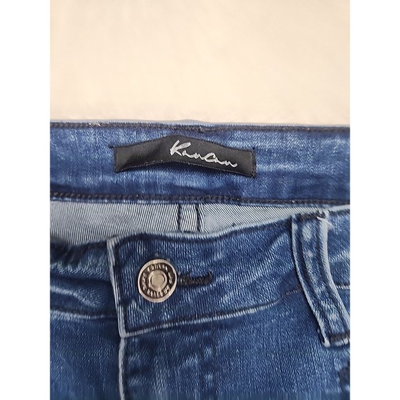 KanCan Women's Size 11/29 Estilo Skinny Dark Wash Blue Jeans - Picture 2 of 8